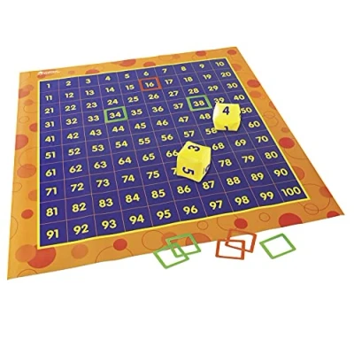 Afbeelding van Hundred activity mat Honderdveld activiteiten Vloermat met getallen (1 100)