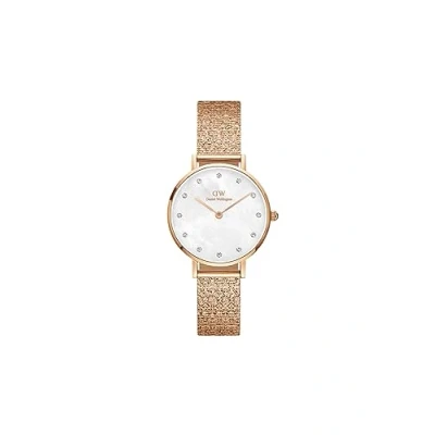 Afbeelding van Daniel Wellington Pressed Studio Lumine Horloge Rose goldcoloured, Maat: 28, gold coloured