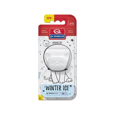 Afbeelding van Dr. Marcus Winter Ice Cosmic Cat autogeurtje met neutrafresh technologie Luchtverfrisser auto 20 Gram