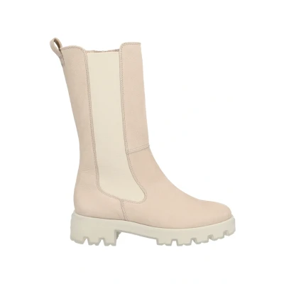 Afbeelding van Paul Green Laarzen, Dames, Maat: 38, Beige Leer