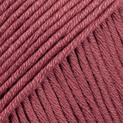Afbeelding van DROPS Muskat Uni Colour 87 granaatappel Katoen Garen