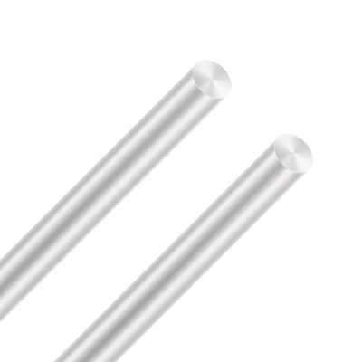 Afbeelding van LAVMHAB 6063 aluminium ronde staaf 12 mm x 300 mm, solide schachten, staven, voor doe het zelf knutselmodellen (2 stuks)