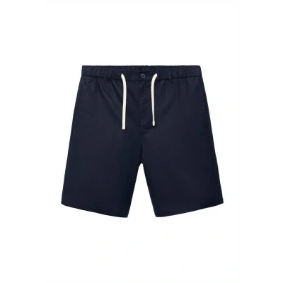 Afbeelding van Mango Cabrera Shorts, Heren, Maat: 38, Blue
