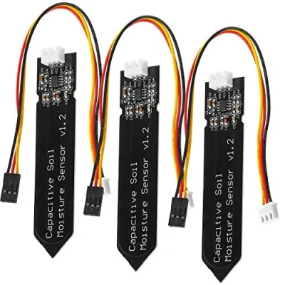 Afbeelding van AZDelivery 3 x Bodemvochtigheidssensor Hygrometer Module V1.2 capacitief compatibel met Arduino Inclusief E Book!