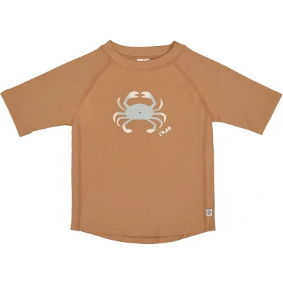 Afbeelding van Lässig Zwemshirt Rashguard Korte Mouw Splash &amp; Fun Crabs caramel, 07 12 mnd. Maat 74/80
