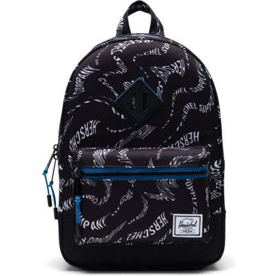 Afbeelding van Herschel Vrije tijd Rugzak Heritage Kids Backpack 9L HSC Warp / Black Zwart Veelkleurig