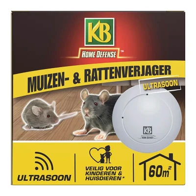 Afbeelding van Muizen en rattenverjager KB Home Defense 60m² (Ultrasoon)