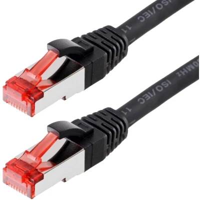 Afbeelding van Helos Patchkabel S/FTP Cat 6 schwarz 30,0m