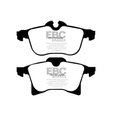 Afbeelding van Remblokkenset, schijfrem EBC BRAKES DP21520