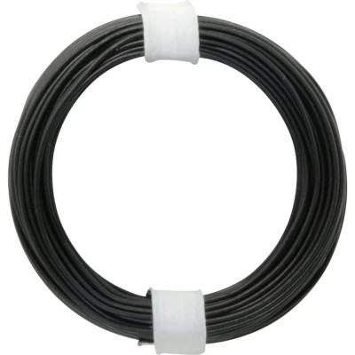 Afbeelding van Donau Elektronik 118 1 Draad x 0.14 mm² Zwart 10 m