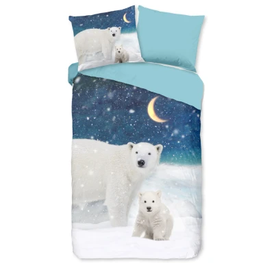 Afbeelding van Dekbedovertrek Good Morning Polar Multi Flanel 140 x 200 / 220 cm 1 Persoons