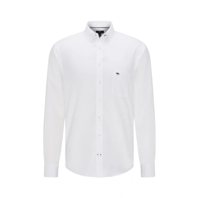 Afbeelding van Fynch Hatton Overhemd, Heren, Maat: Medium, White