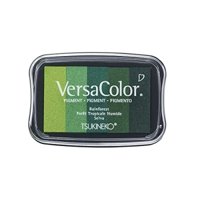 Afbeelding van RAYHER Stempelkussen Versacolor, 5 kleuren &quot;groen tonen&quot;, 4,7x7,5cm