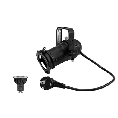 Afbeelding van Eurolite Set PAR 16 Spot bk + GU 10 230V COB 5W LED 1800 3000K dim2warm