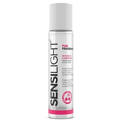 Afbeelding van SENSILIGHT Fun Fragrance Water Base Lubricant Cherry 60 Ml