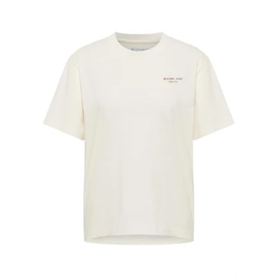 Afbeelding van Mustang Tshirt print, Dames, Maat: XL, Weiß