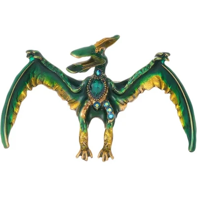 Afbeelding van Kleurrijke Emaille Dino Broche Glanzende Dinosaurus Pin voor Kleding, Tassen en Geschenken