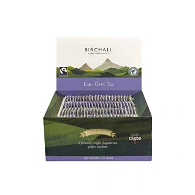 Afbeelding van Birchall Earl Grey Tea 100 Tagged Theezakjes