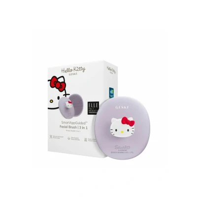 Afbeelding van GESKE x Hello Kitty SmartAppGuided™ Facial Brush 3 in 1 gezichtsborstel Reinigingsborstel Siliconen Huidreiniging Huidverzorging Zachte reiniging Gezichtsreiniger