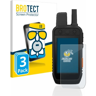 Afbeelding van BROTECT Screenprotector voor Garmin Alpha 200 K Folie Beschermfolie Beschermglas matte (3 Stuks)