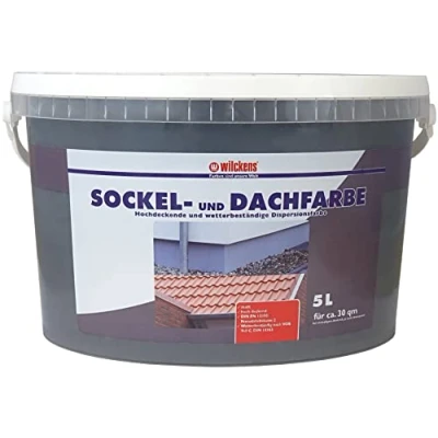 Afbeelding van Wilckens Basis en dakverf mat, 5 l, antraciet
