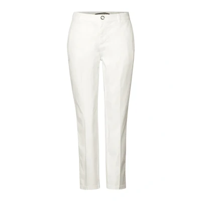 Afbeelding van Street One Softe Chino, Dames, Maat: 44x28, Weiß