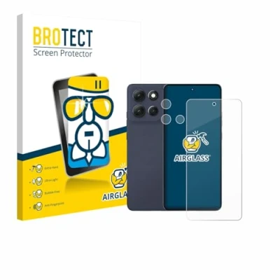 Afbeelding van BROTECT Screenprotector voor Motorola Moto G86 (Voor+Camera) Folie Beschermfolie Beschermglas transparant