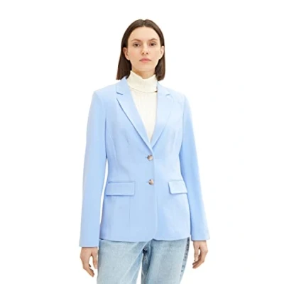 Afbeelding van TOM Tailor Farbiger Blazer, Dames, Maat: 42, Dreamy blue