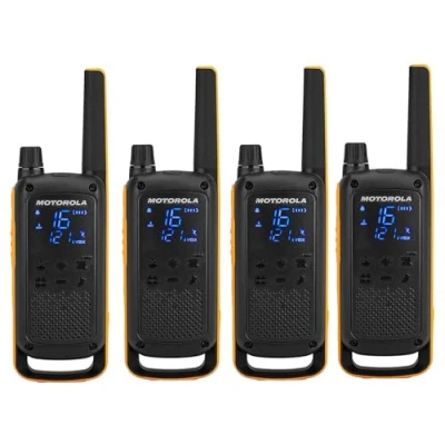 Afbeelding van PNI Motorola TALKABOUT T82 Extreme Quad draagbare PMR radio kit set met 4 stuks + Gift Sticky Pad Blauw