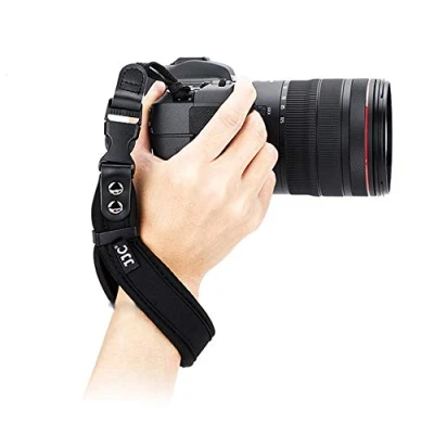 Afbeelding van Neopreen Camera Polsband met Quick Release Handriem voor Canon R5 R6 M200 M100 M50 M10 M6 750D 800D 200D R RP Sony A6600 A6100 A6500 A7R3 Nikon D7500 D5600 D3 500 D 3400 Z7 Z6 DSLR SLR riem