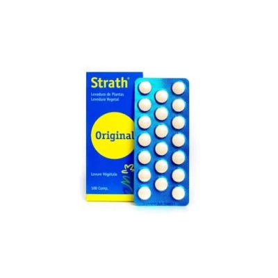 Afbeelding van A.Vogel Strath Original Plantaardige Gist 100 Tabletten