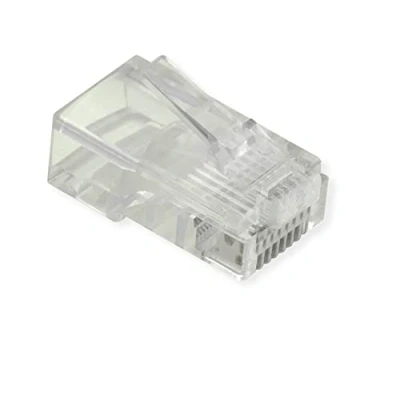 Afbeelding van VALUE 21.99.3060 Modular Plug niet afgeschermd, cat Stekker, recht Transparant 10 stuk(s)