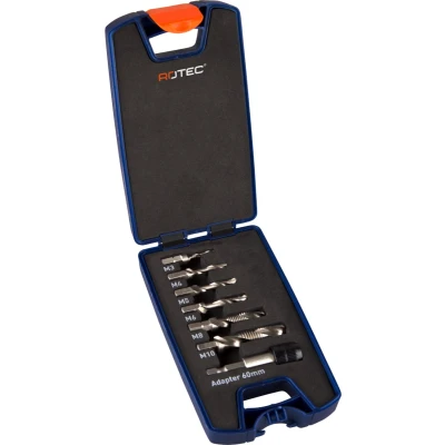 Afbeelding van Rotec 6 dlg. Cass. Combi boortap bits M3 M10 9002030