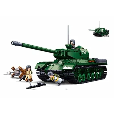 Afbeelding van Sluban M38 B0979 Army, Battle Of Boedapest, IS2 zware pantser/ISU torpedojager van tanks, 845 delen