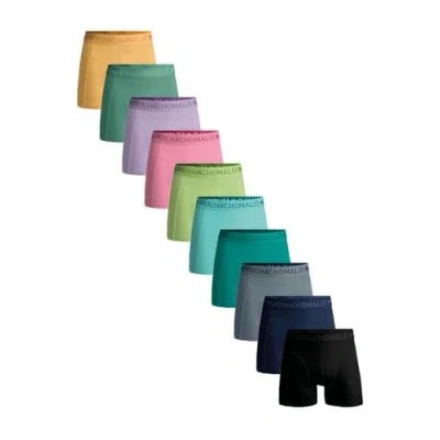 Afbeelding van Muchachomalo 10 PACK Boxerbriefs, Heren, Maat: 4XL, Black blue green pink purple orange