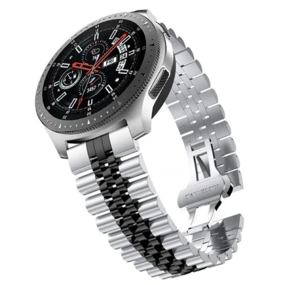 Afbeelding van Garmin Vivoactive 4 / 4L Stalen band Zilver zwart