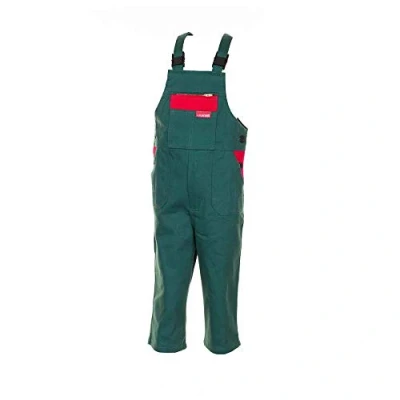 Afbeelding van Planam Kindertuinbroek, maat 98/104, middengroen/middelrood, 166098