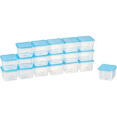 Afbeelding van MiraHome Kigima Set van 18 mini vriesdozen, 0,08 l, rechthoekig, 5 x 4 cm