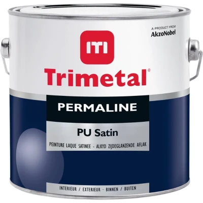 Afbeelding van Trimetal Permaline PU Satin 2,5 liter Houtverf