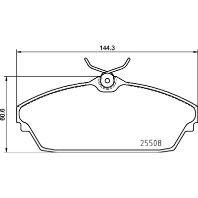 Afbeelding van Brembo Remblokset P 82 003