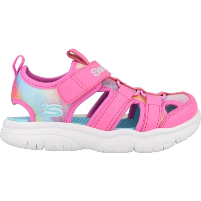 Afbeelding van Skechers FLEX Splash Outdoorsandalen voor kinderen, Maat: 31, Hot pink/multicolored Textiel/ synthetisch