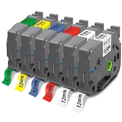 Afbeelding van Pristar 12 mm Compatibel voor Brother TZe 131 231 431 531 631 731 0,47 Labeltape Ptouch PT H107B P710BT H100LB E110 H100R D210 H110 D400 H101C D200 H105
