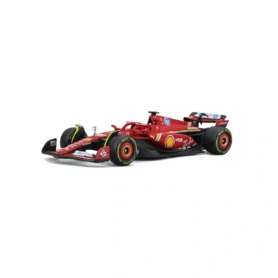 Afbeelding van Bburago 1/43 SF 24 voor Scuderia Ferrari F1 Team SF24 Signature Gegoten Volwassenen Model Auto Display GP 2024 Collectie #55 Carlos Sainz