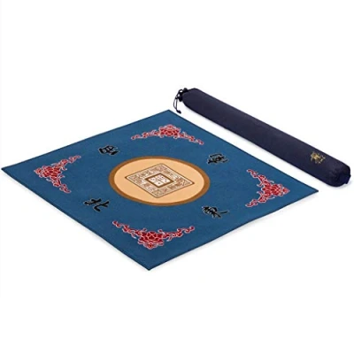 Afbeelding van Yellow Mountain Imports Tafelkleed voor Mahjong, Poker, Kaartspellen, Bordspellen, Speelstenen en Domino 79 Centimeter