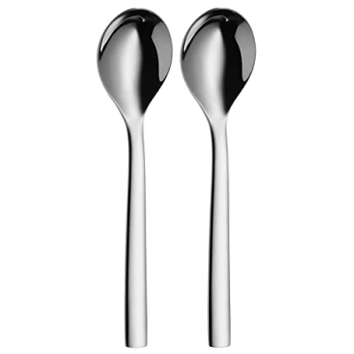 Afbeelding van WMF Nuova Mueslipelset, 2 delig, 16,5 cm, yoghurtlepel, mueslilepel, Cromargan roestvrij staal, theelepel, koffielepel, gepolijst, vaatwasmachinebestendig