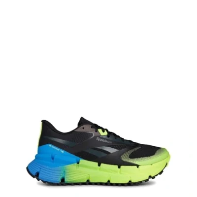 Afbeelding van Reebok FLOATZIG Adventure 1 Hardloopschoenen voor heren, zwart/digitaal lime/kinetisch Blauw, maat 7,5 UK, Zwart Digitaal Lime Kinetic 41 EU