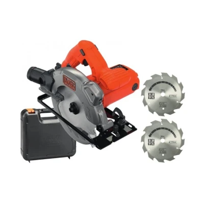 Afbeelding van Black &amp; Decker CS1250LKA Elektrisch Handcirkelzaag in koffer met 2 zaagbladen
