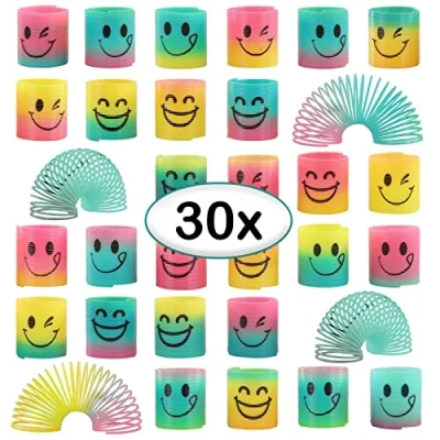 Afbeelding van 30 stuks piñata verjaardag jongens spelletjes regenboog speelgoed kleine goodies cadeau kinderen gasten tas verrassing