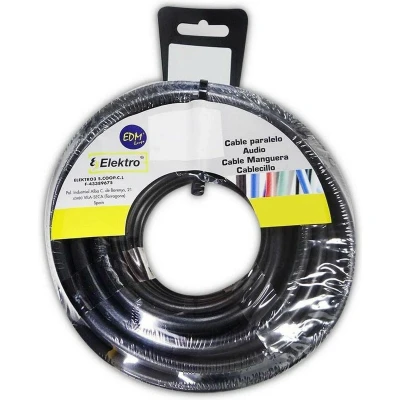 Afbeelding van Edm Kabel 3 X 1 Mm Zwart 15 M