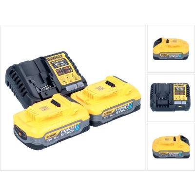 Afbeelding van DeWalt Accessoires DCB1104H2 QW 18V Starterpack: 2x 5.0Ah POWERSTACK accu + XR multilader